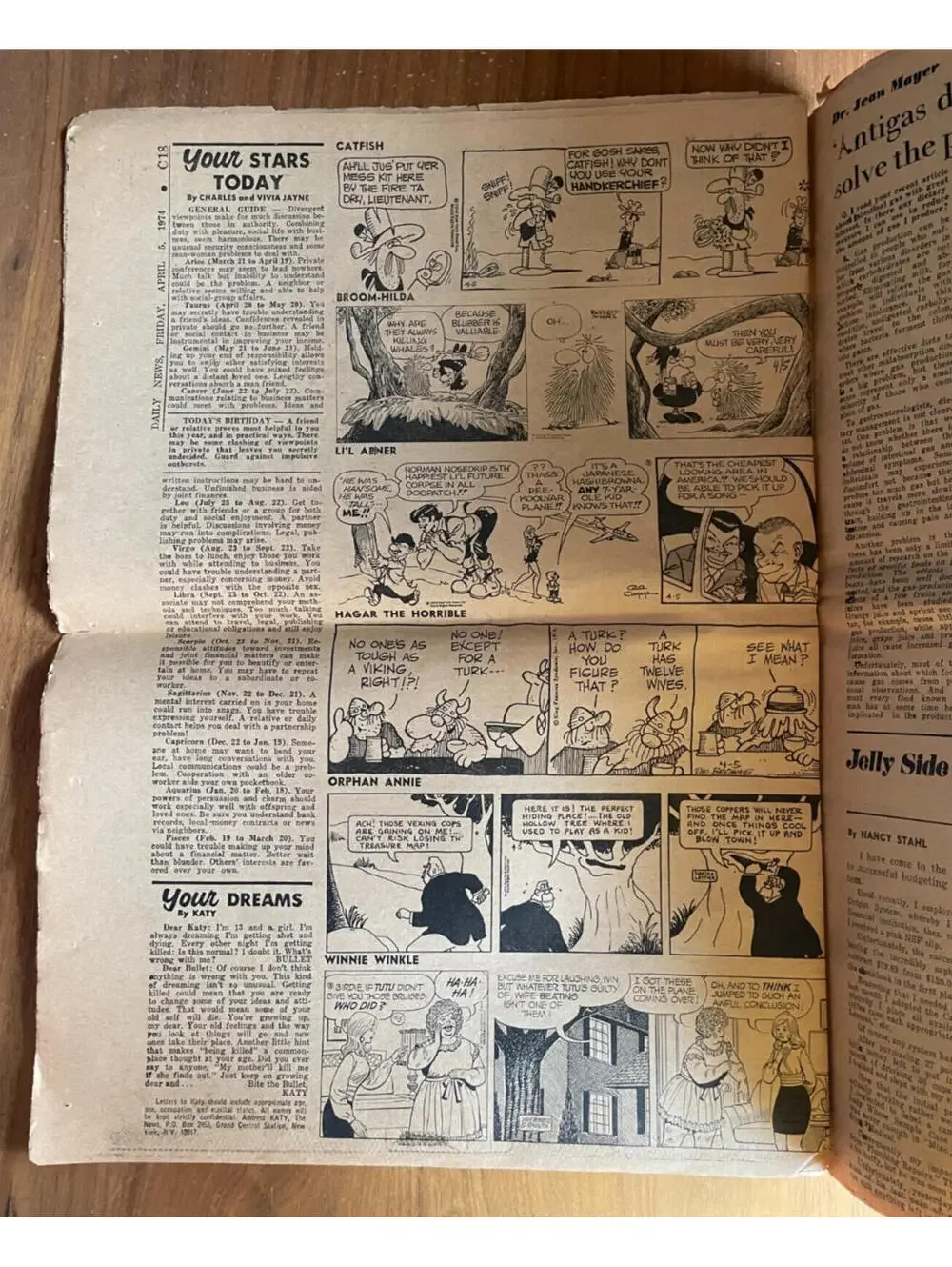 Aaron Hits 714 Ties The Babe Daily News Newspaper Apr 5 1974